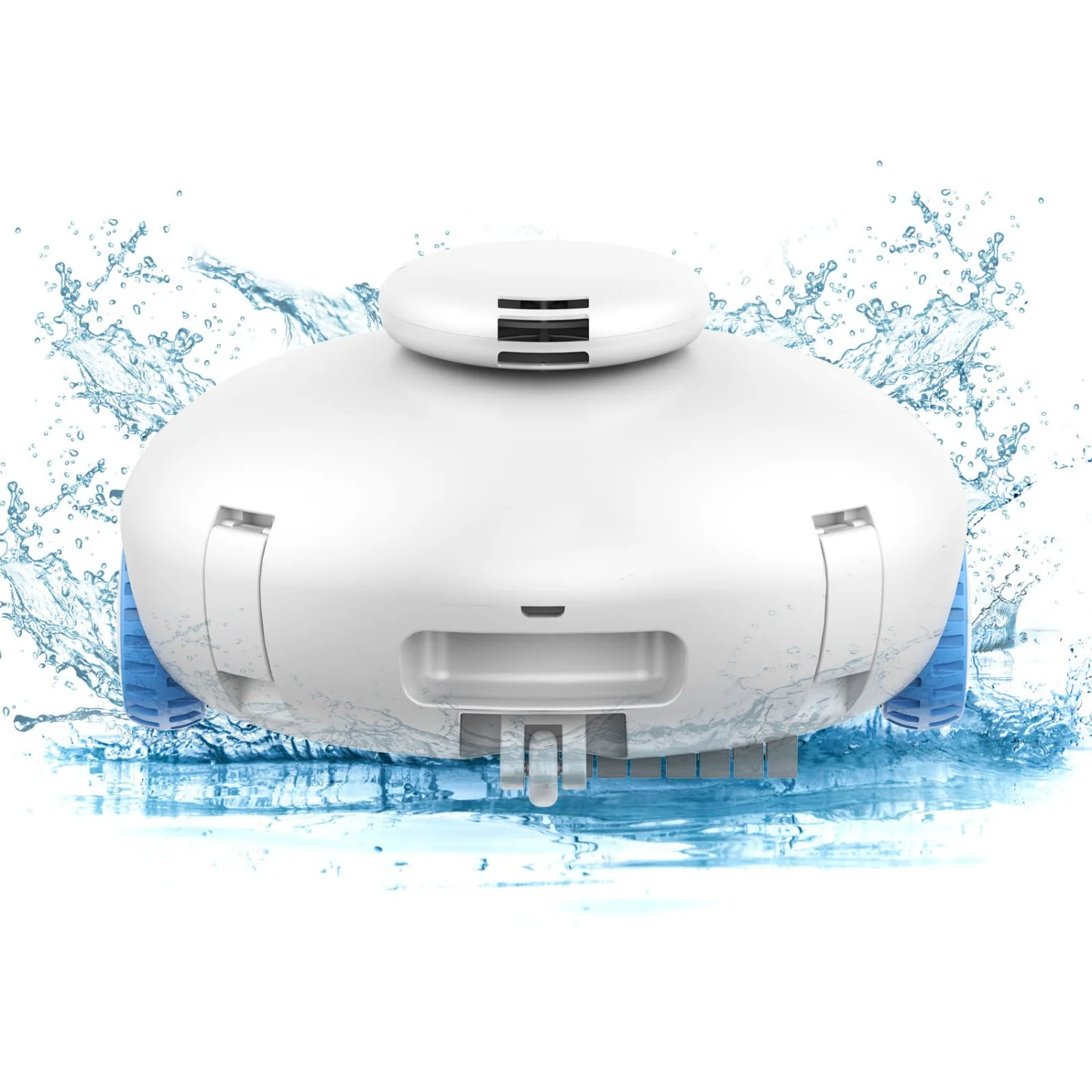 Cordless robotic pool cleaner