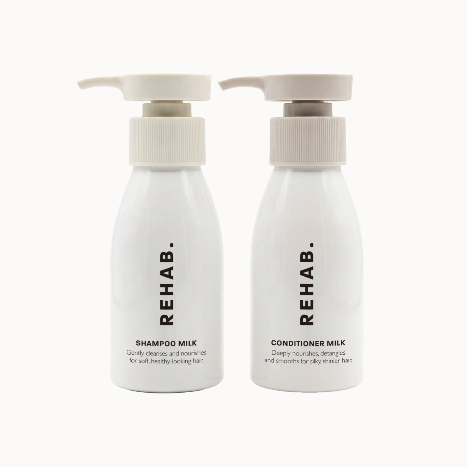 REHAB Your Hair mini Shampoo Milk and Conditioner Milk duo