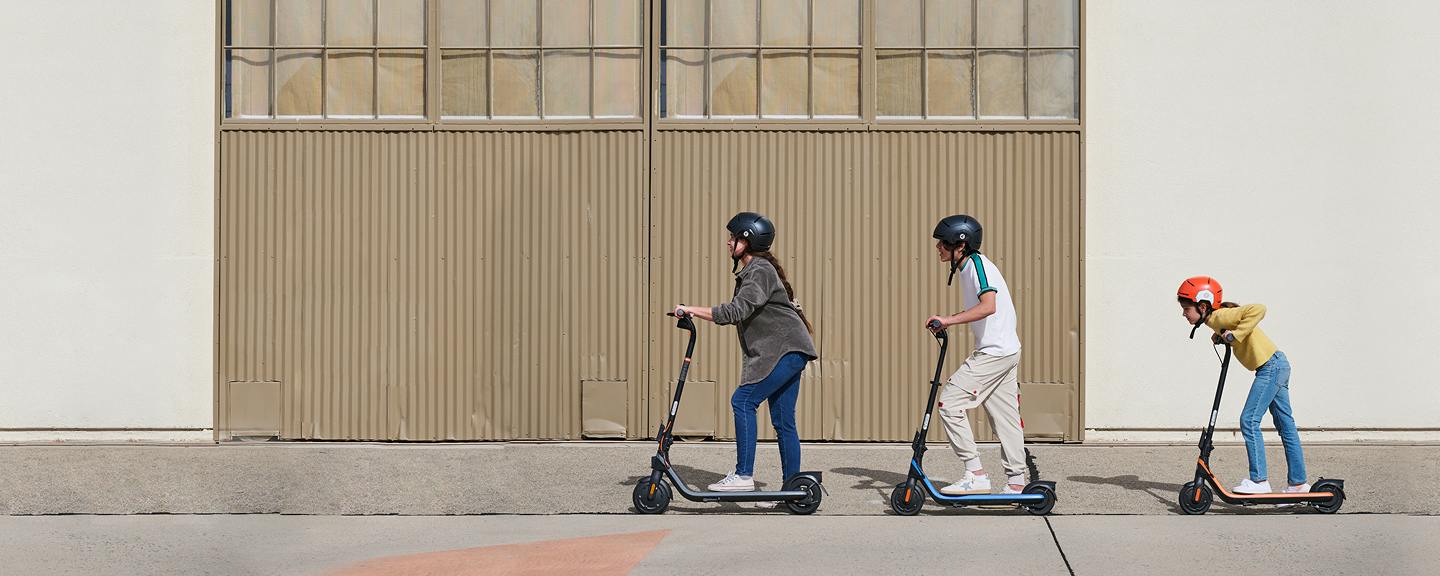 Segway portable power station in a wide product scene