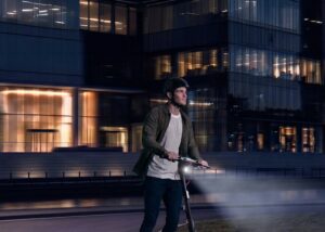 Segway MAX G3 Plus electric scooter in a feature scene