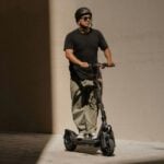 Segway MAX G3 Plus electric scooter in a wide product scene