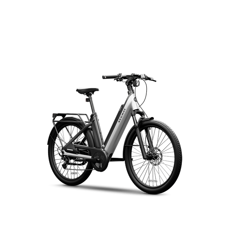 Segway Myon electric bike in silver