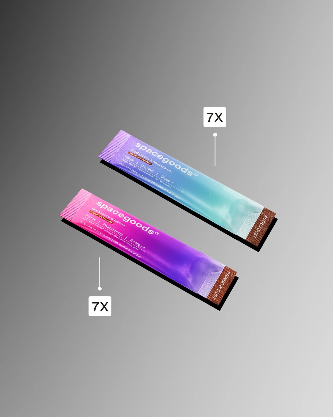 Spacegoods Day + Night sample sachets