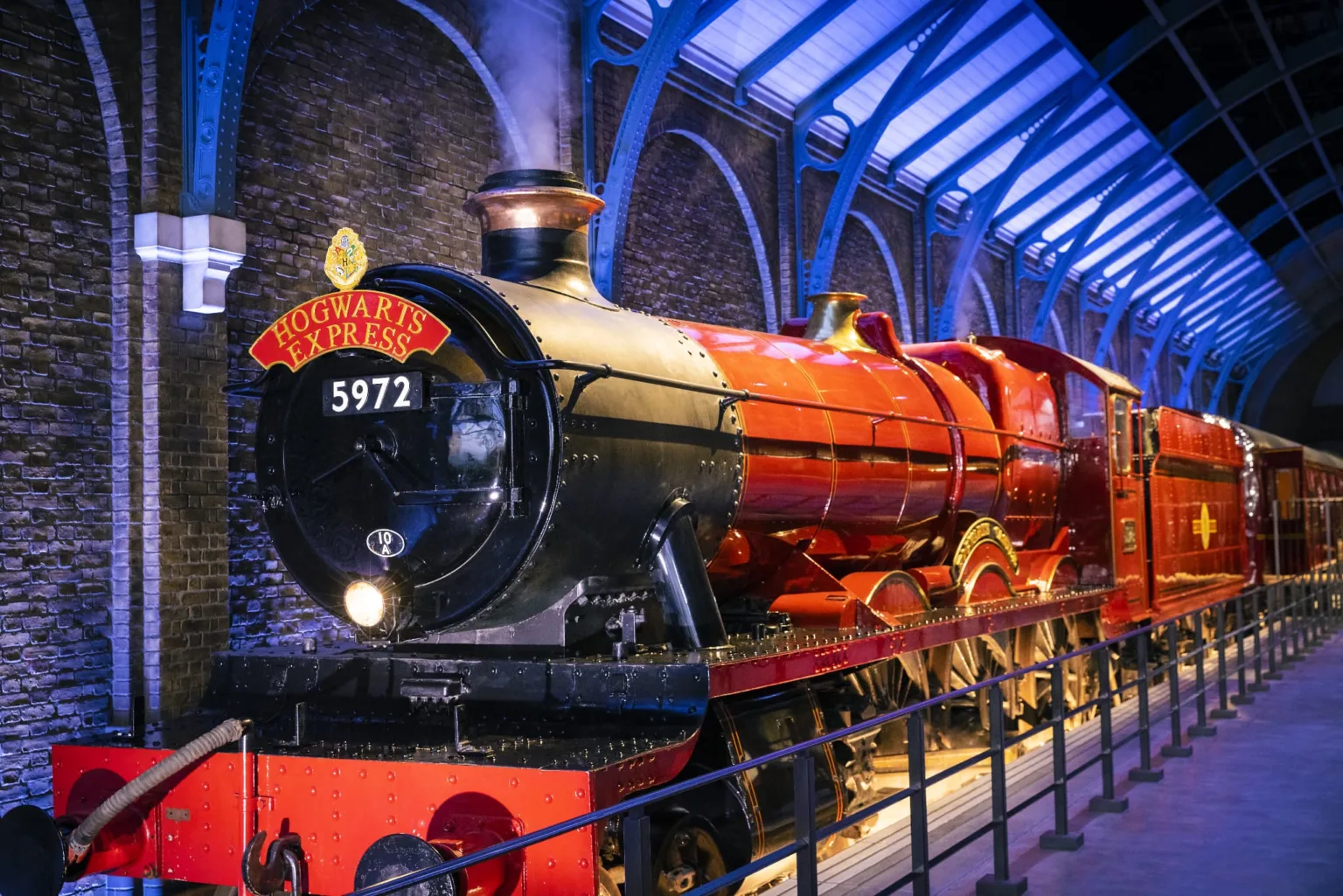 Hogwarts Express on the Studio Tour set