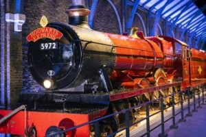 Hogwarts Express set inside Studio Tour Tokyo