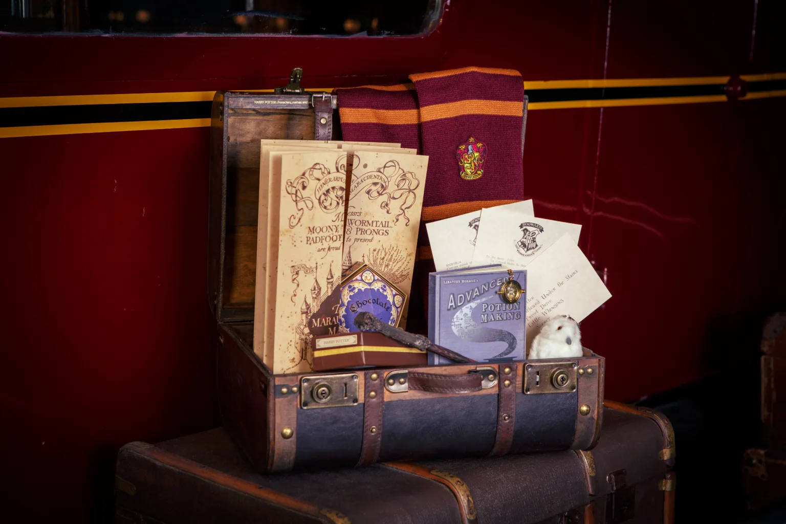 Wizarding World retail display inside the Studio Tour