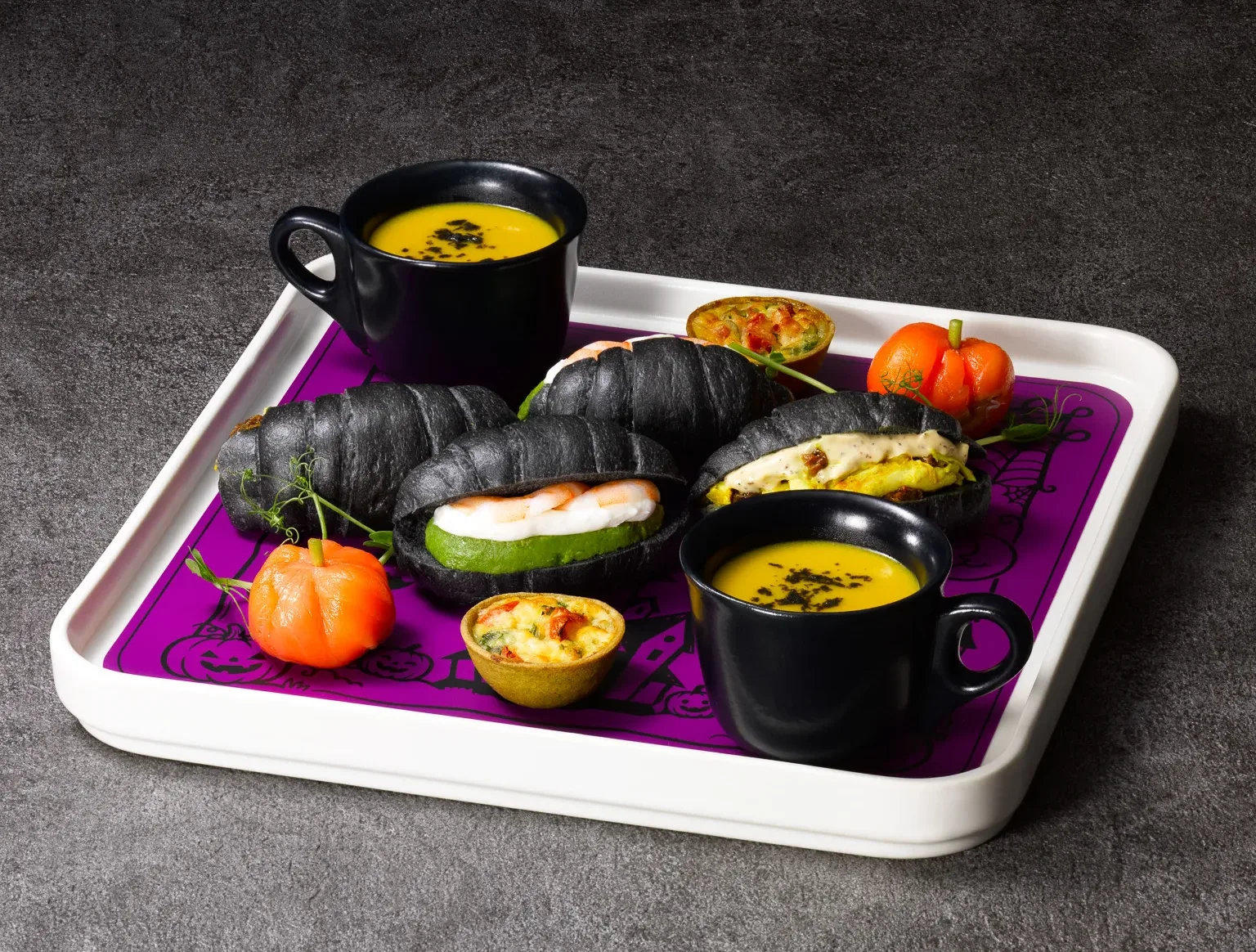 Savory dishes from the Warner Bros. Studios Japan Afternoon Tea