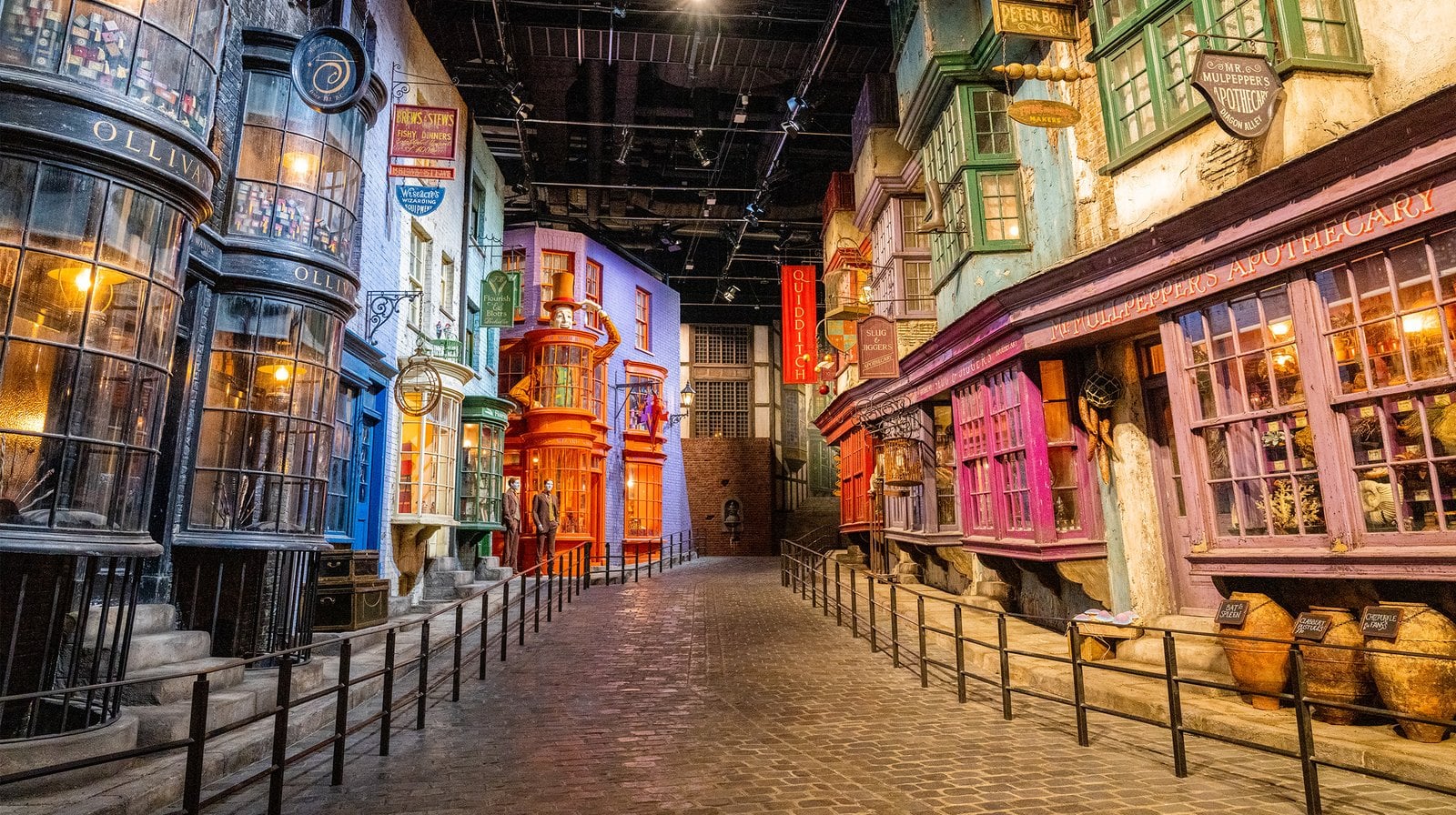 Diagon Alley film set at the Studio Tour