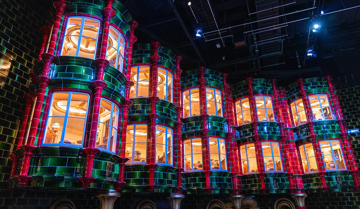 Ministry of Magic set with its monumental interior