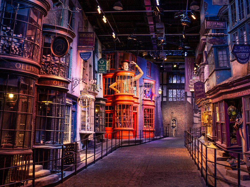 Film set interior at Warner Bros. Studios Japan