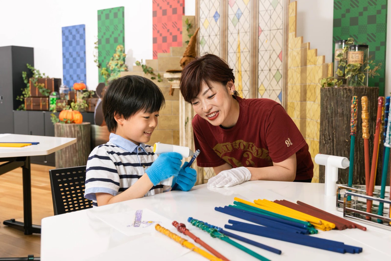 Wand workshop activity at Warner Bros. Studios Japan