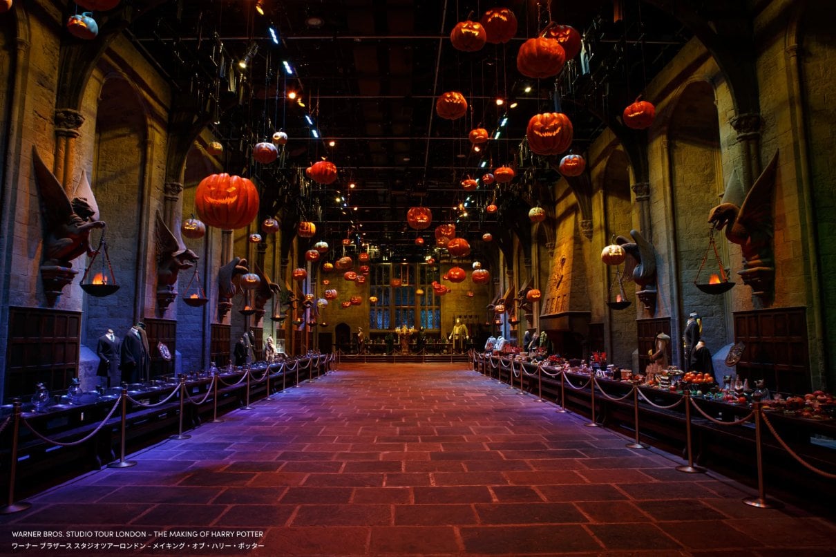Halloween decorated Great Hall