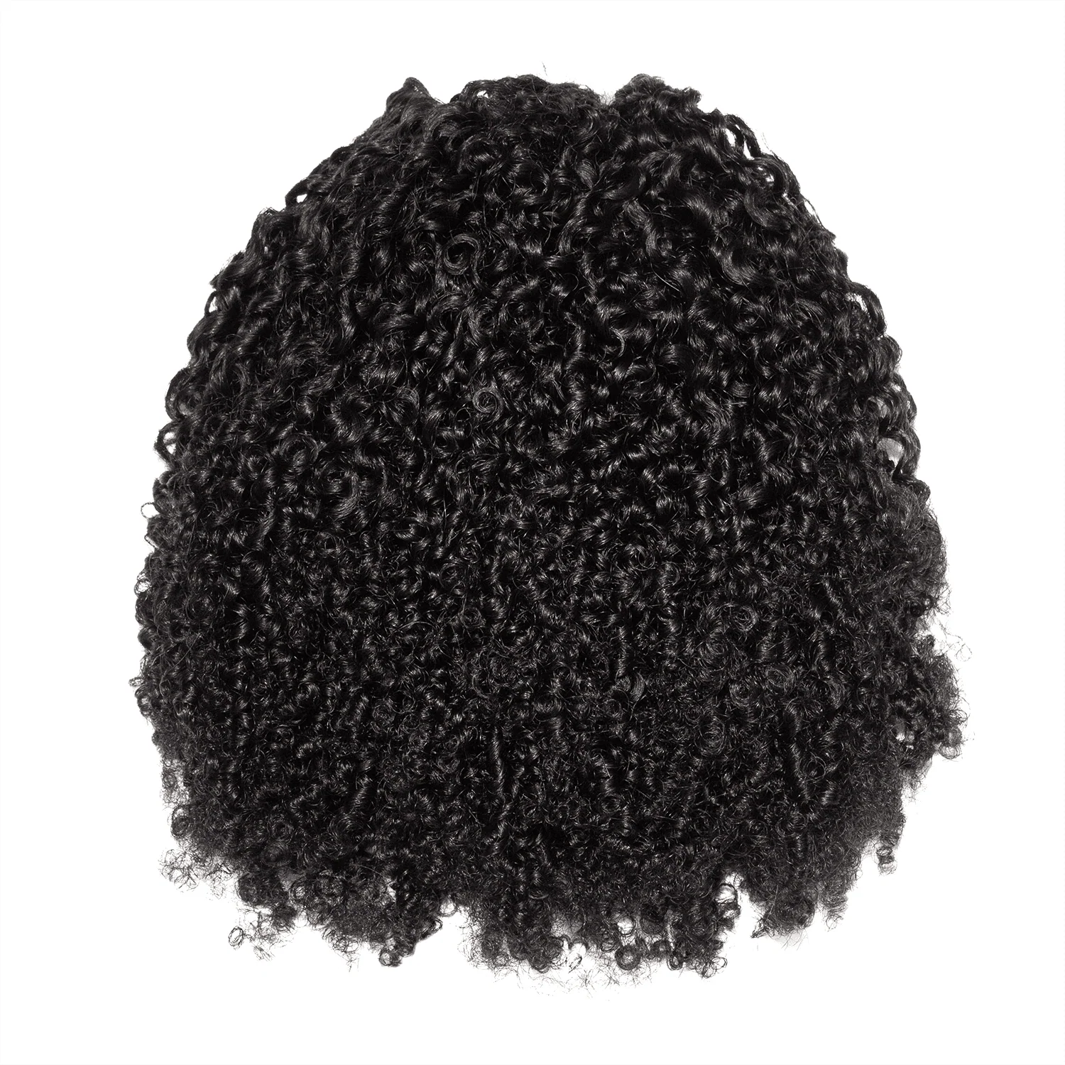 Multi-textured kinky curly genius weft bundle