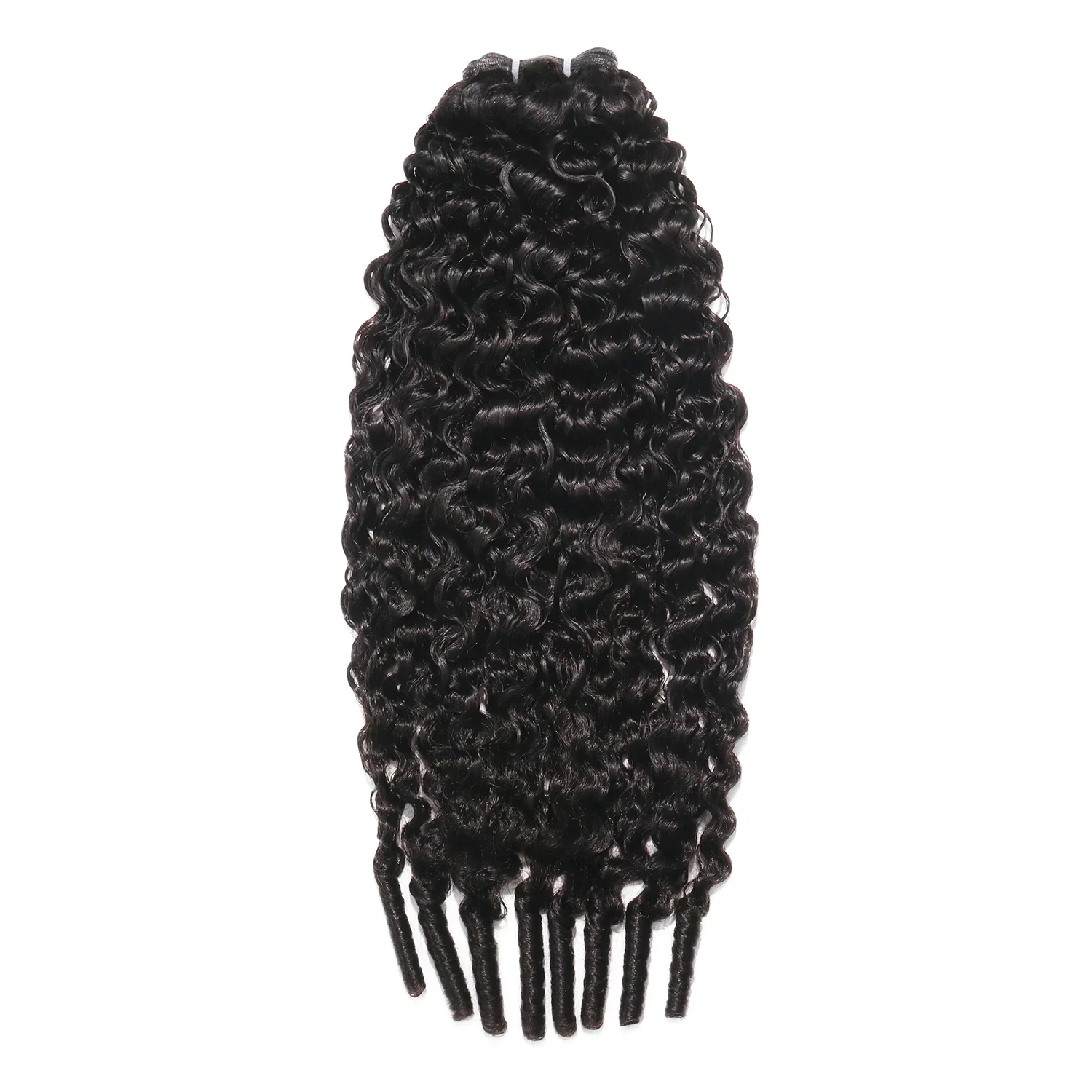 Single bundle of water curly genius weft hair