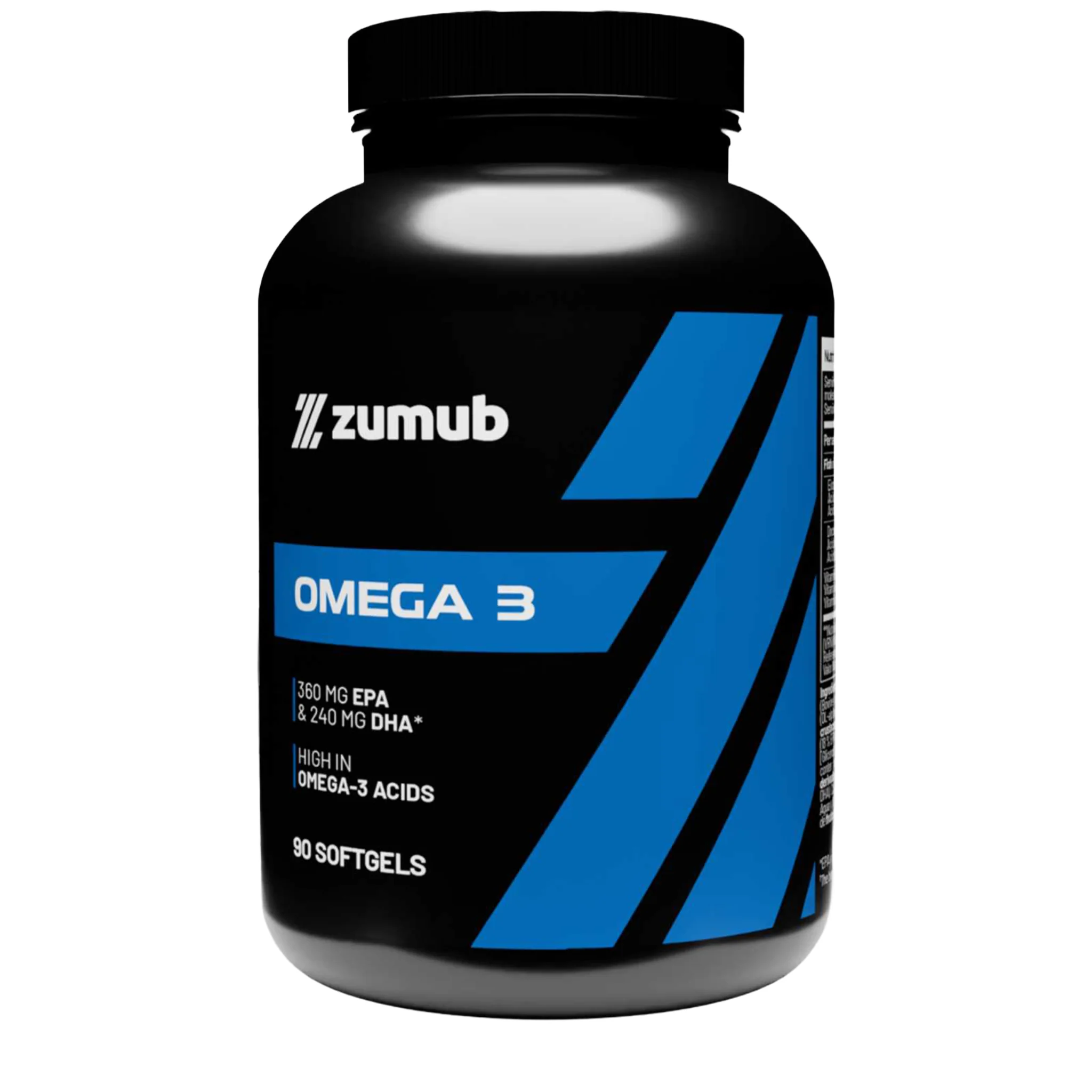 Flacon de capsules Omega 3 Zumub