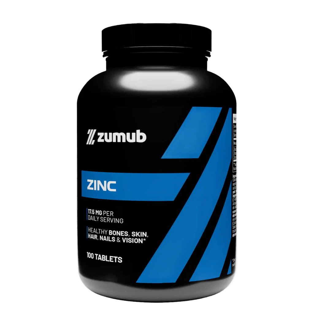 Flacon noir de comprimés de zinc Zumub